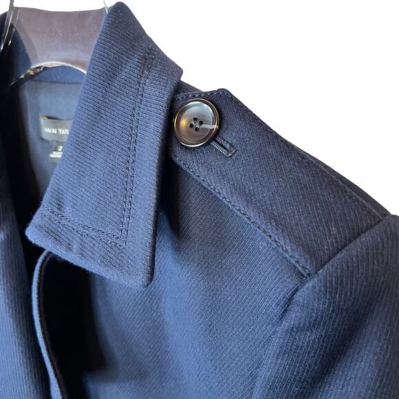 ANN TAYLOR Double Breasted Jacket in Navy Blue Size 2 - Picture 7 of 13
